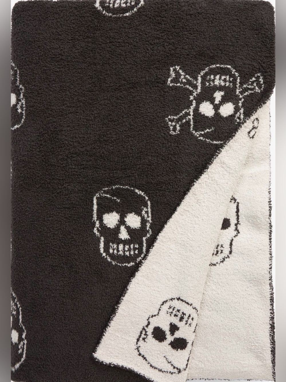 Barefoot Dreams CozyChic Skull Blanket